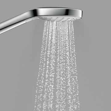HANSGROHE CROMA SELECT S 3JET ručná sprcha pr. 110 mm, 3 prúdy, biela/chróm 26802400 Obrázek - fotka