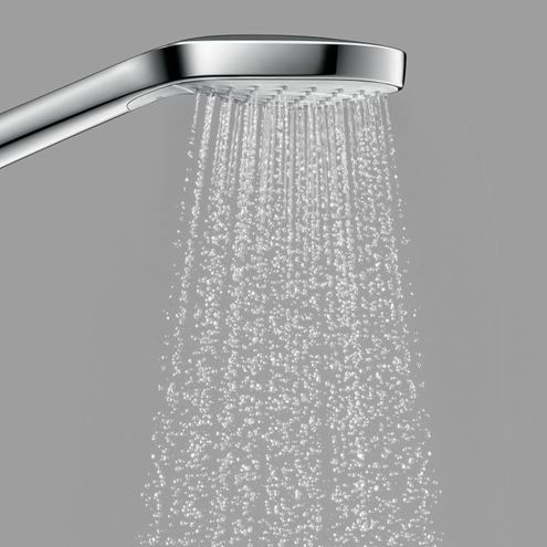 HANSGROHE CROMA SELECT S 3JET ručná sprcha pr. 110 mm, 3 prúdy, biela/chróm 26802400 Obrázek - fotka