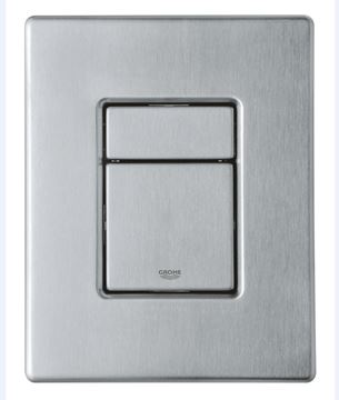 GROHE SKATE COSMOPOLITAN ovládacie tlačidlo pre dve splachovania, oceľ/plast, brúsený nerez