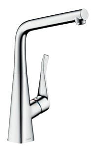 HANSGROHE METRIS M71 drezová batéria, sklopná pod okno, chróm
