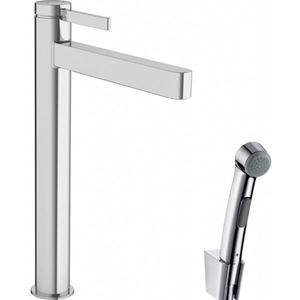 HANSGROHE FINORIS umývadlová stojanková batéria, s odtokovou súpravou a bidetovou sprškou, chróm