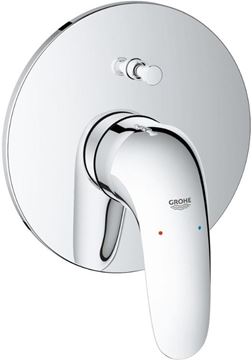 GROHE EUROSTYLE vaňová podomietková batéria, s prepínačom, chróm