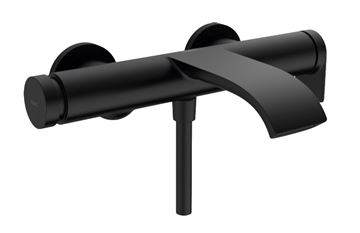 HANSGROHE VIVENIS vaňová nástenná batéria, s prepínačom, matná čierna