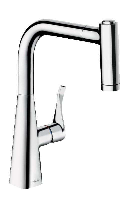 HANSGROHE METRIS M71 drezová batéria, s vyťahovacou sprškou, sBox, chróm