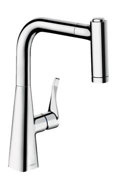 HANSGROHE METRIS M71 drezová batéria, s vyťahovacou sprškou, sBox, chróm