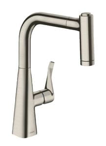 HANSGROHE METRIS M71 drezová batéria, s vyťahovacou sprškou, sBox, nerez