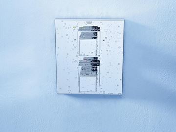 GROHE GROHTHERM CUBE sprchový set s podomietkovou termostatickou batériou, horná sprcha, ručná sprcha, hadica, držiak, chróm 34741000 Obrázek - fotka