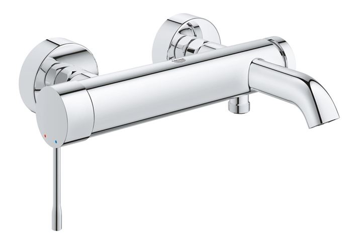 GROHE ESSENCE NEW vaňová nástenná batéria, s prepínačom, chróm 33624001 Obrázek - Hlavní obrázek