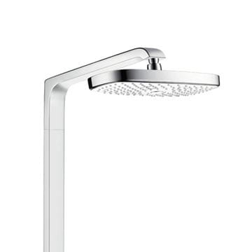 HANSGROHE RAINDANCE SELECT E SHOWERPIPE 300 sprchový set s temostatickou batériou, horná sprcha, ručná sprcha s 2 prúdmi, tyč, hadica, držiak, EcoSmart, chróm 27282000 Obrázek - fotka