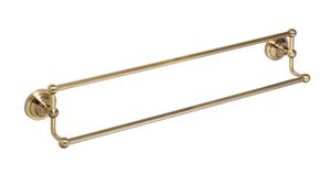 BEMETA RETRO držiak uterákov 665 mm, dvojramenný, bronz