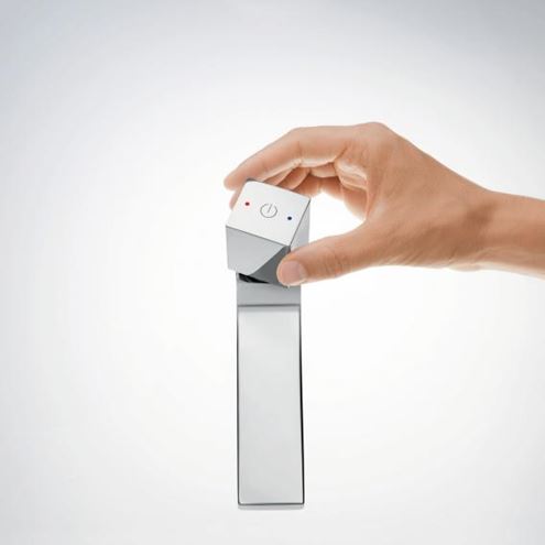 HANSGROHE METROPOL umývadlová stojanková batéria, s odtokovou súpravou, EcoSmart, chróm 32570000 Obrázek - fotka