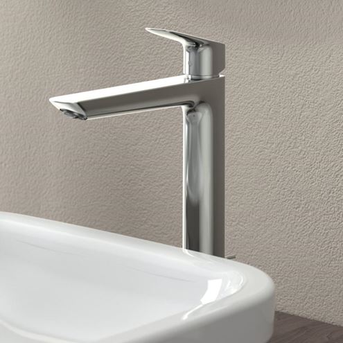 HANSGROHE LOGIS umývadlová stojanková batéria, s odtokovou súpravou, EcoSmart, chróm 71257000 Obrázek - fotka