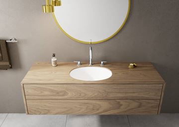 HANSGROHE VERNIS BLEND umývadlová stojanková batéria 3-otvorová, s odtokovou súpravou, EcoSmart, chróm 71553000 Obrázek - fotka