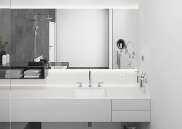 HANSGROHE VERNIS SHAPE umývadlová stojanková batéria 3-otvorová, s odtokovou súpravou, EcoSmart, chróm 71563000 Obrázek - fotka