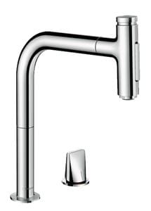 HANSGROHE METRIS SELECT M71 drezová batéria, s vyťahovacou sprškou, chróm