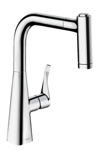 HANSGROHE METRIS M71 drezová batéria, s vyťahovacou sprškou, sBox, EcoSmart, chróm 73823000 Obrázek - Hlavní obrázek