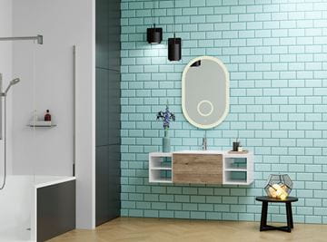 CONCEPT MODULAR doska s presahom 31,8x47,5x1,8 cm, lesklá biela 807542 Obrázek - fotka