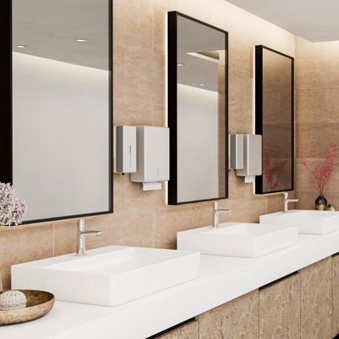 HANSGROHE TALIS E umývadlová stojanková batéria, samouzatváracia, EcoSmart, chróm 71718000 Obrázek - fotka
