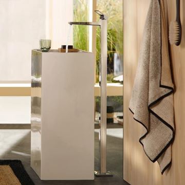 HANSGROHE METROPOL umývadlová batéria na podlahu, EcoSmart, chróm 74530000 Obrázek - fotka