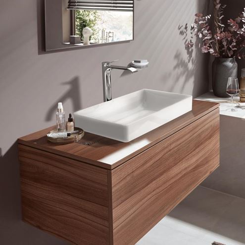 HANSGROHE VIVENIS umývadlová stojanková batéria, s odtokovou súpravou, EcoSmart, chróm 75040000 Obrázek - fotka