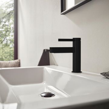 HANSGROHE FINORIS umývadlová stojanková batéria, EcoSmart, pre jednu vodu, matná čierna 76013670 Obrázek - fotka