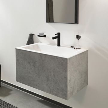HANSGROHE FINORIS umývadlová stojanková batéria, EcoSmart, pre jednu vodu, matná čierna 76013670 Obrázek - fotka