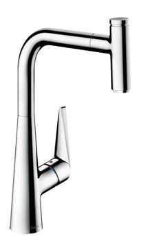 HANSGROHE TALIS SELECT M51 drezová batéria, s vyťahovacou sprškou, chróm