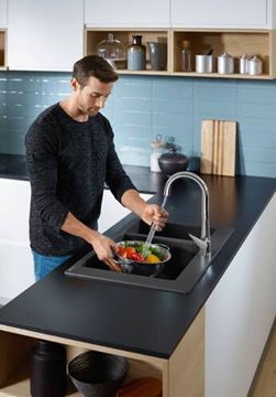 HANSGROHE TALIS M51 drezová batéria, s vyťahovacou sprškou, sBox, chróm 73850000 Obrázek - fotka