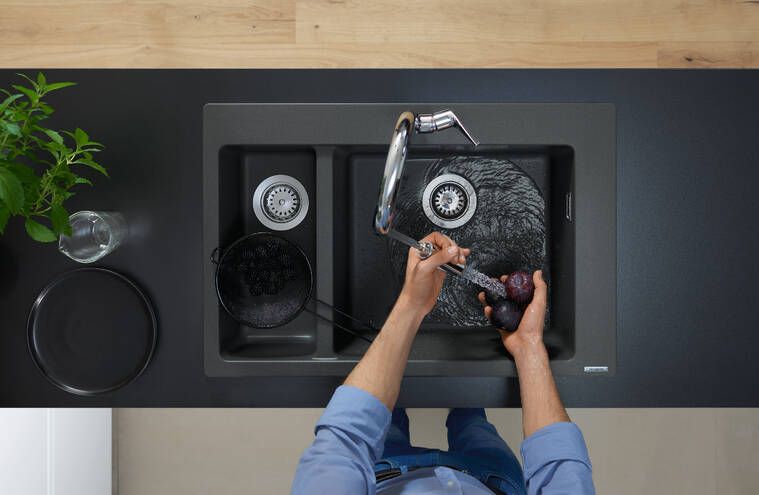 HANSGROHE TALIS M51 drezová batéria, s vyťahovacou sprškou, sBox, chróm 73850000 Obrázek - fotka