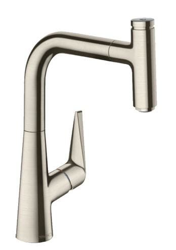 HANSGROHE TALIS SELECT M51 drezová batéria, s vyťahovacou sprškou, sBox, nerez 73852800 Obrázek - Hlavní obrázek