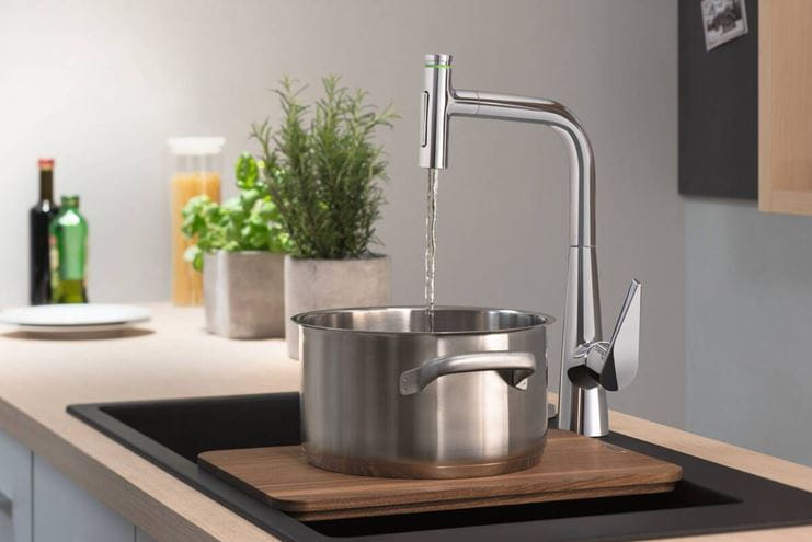 HANSGROHE TALIS SELECT M51 drezová batéria, s vyťahovacou sprškou, sBox, chróm 73867000 Obrázek - fotka