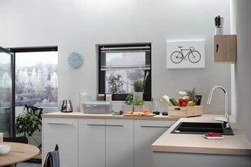HANSGROHE FOCUS M42 drezová batéria, s vyťahovacou sprškou, nerez 71800800 Obrázek - fotka