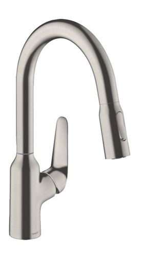 HANSGROHE FOCUS M42 drezová batéria, s vyťahovacou sprškou, chróm 71801800 Obrázek - Hlavní obrázek
