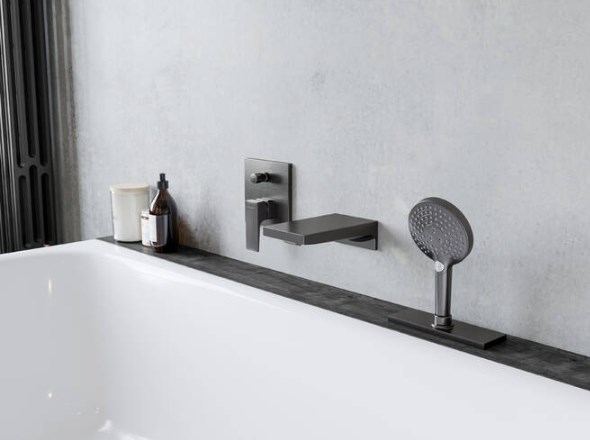 HANSGROHE RAINDANCE SELECT S 120 3JET ručná sprcha pr. 125 mm, 3 prúdy, EcoSmart, brúsený čierny chróm 26531340 Obrázek - fotka