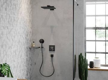 HANSGROHE RAINDANCE SELECT S 120 3JET ručná sprcha pr. 125 mm, 3 prúdy, EcoSmart, brúsený čierny chróm 26531340 Obrázek - fotka