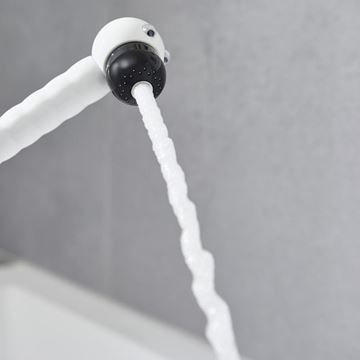 HANSGROHE JOCOLINO 2JET ručná sprcha 27 mm, 2 prúdy, motív zebra, biela/čierna 28787640 Obrázek - fotka