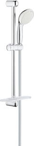 GROHE NEW TEMPESTA 100 sprchová súprava 4-dielna, ručná sprcha pr. 100 mm, 2 prúdy, tyč, hadica, polička, chróm