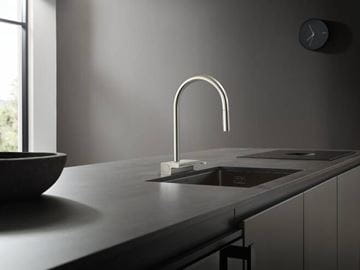 HANSGROHE AQUNO SELECT M81 drezová batéria, s vyťahovacou sprškou a plochým sprchovacím prúdom, nerez 73837800 Obrázek - fotka