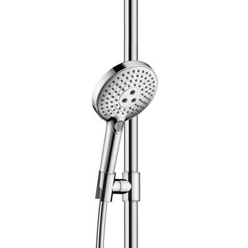 HANSGROHE RAINDANCE SELECT S 120 3JET sprchová súprava 4-dielna, ručná sprcha pr. 125 mm, 3 prúdy, tyč, hadica, polička, chróm 26324000 Obrázek - fotka