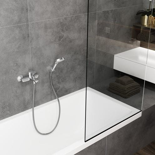 HANSGROHE VERNIS BLEND 100 VARIO 2JET sprchová súprava 3-dielna, ručná sprcha pr. 100 mm, 2 prúdy, hadica, držiak, EcoSmart, chróm 26278000 Obrázek - fotka