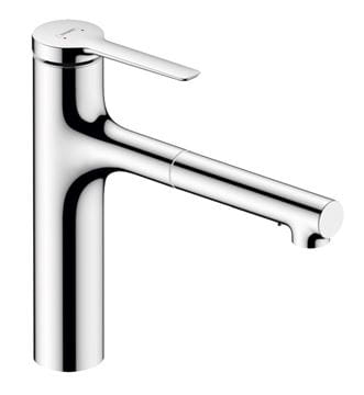 HANSGROHE ZESIS M33 drezová batéria, s vyťahovacou sprškou, chróm