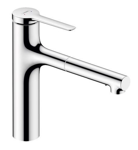 HANSGROHE ZESIS M33 drezová batéria, s vyťahovacou sprškou, chróm 74801000 Obrázek - Hlavní obrázek