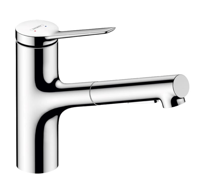 HANSGROHE ZESIS M33 drezová batéria, s vyťahovacou sprškou, sBox lite, chróm