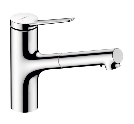 HANSGROHE ZESIS M33 drezová batéria, s vyťahovacou sprškou, sBox lite, chróm 74803000 Obrázek - Hlavní obrázek