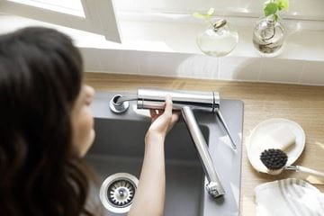 HANSGROHE ZESIS M33 drezová batéria, sklopná pod okno, chróm 74805000 Obrázek - fotka