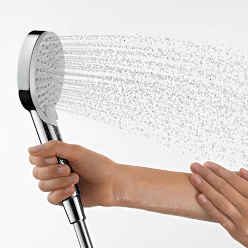 HANSGROHE VERNIS BLEND 100 VARIO 2JET sprchová súprava 3-dielna, ručná sprcha pr. 100 mm, 2 prúdy, tyč, hadica, EcoSmart, chróm 26279000 Obrázek - fotka