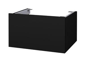 CONCEPT MODULAR nízka skrinka 59,8x49,5x33,2 cm, 1 zásuvka, Push-open, graphite