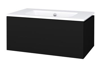 CONCEPT MODULAR skrinka pod umývadlo 79,8x49,5x33,2 cm, 1 zásuvka, Push-open, graphite