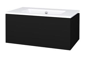 CONCEPT MODULAR skrinka pod umývadlo 79,8x49,5x33,2 cm, 1 zásuvka, Push-open, graphite