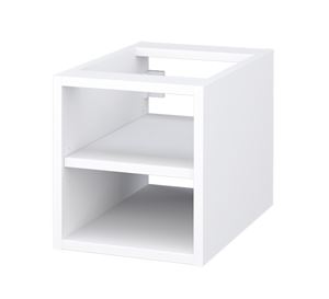 CONCEPT MODULAR nízka skrinka 30x47,3x33,2 cm, 1 polica, lesklá biela